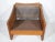 Brown Teak and Leather Armchair by Mikael Laursen, 1970s For Sale - Image 8 of 10
