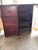 Wood Vintage Mid-Century Kidney Shaped Dressing Table Vanity With Swinging Storage Arms For Sale - Image 7 of 13