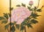 "Plum Blossom, Peonies and Irises" by Kokei, Showa Era Japanese Byobu Screen For Sale - Image 11 of 18