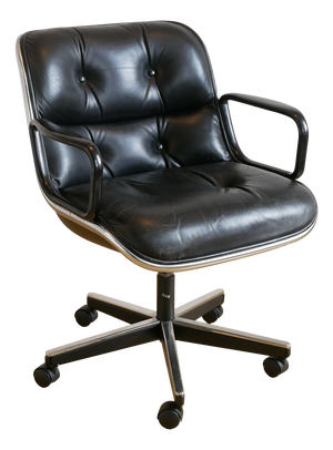 Black Chair by Charles Pollock for Knoll Inc / Knoll International