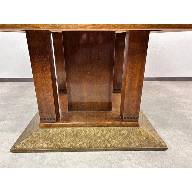 Large Antique Dining Room Table by Joseph Maria Olbrich, 1890s For Sale - Image 9 of 12