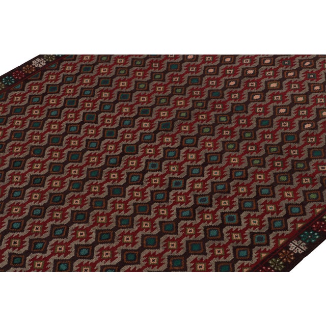 Rug & Kilim Rug & Kilim’s Baluch Tribal Rug With Colorful Geometric Patterns For Sale - Image 4 of 7