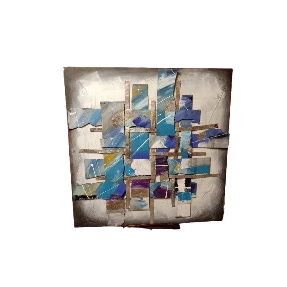 Signed "Alim " 3d Original Abstract Painting For Sale