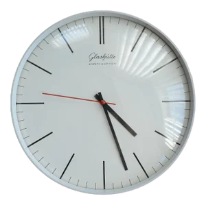 1960s Mid Century Modern German Glashutte Minimalist Clock