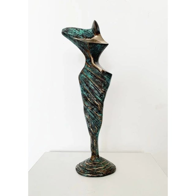 Metal Stanislaw Wysocki, A Lady, Limited Edition Bronze Sculpture, 2005 For Sale - Image 7 of 7
