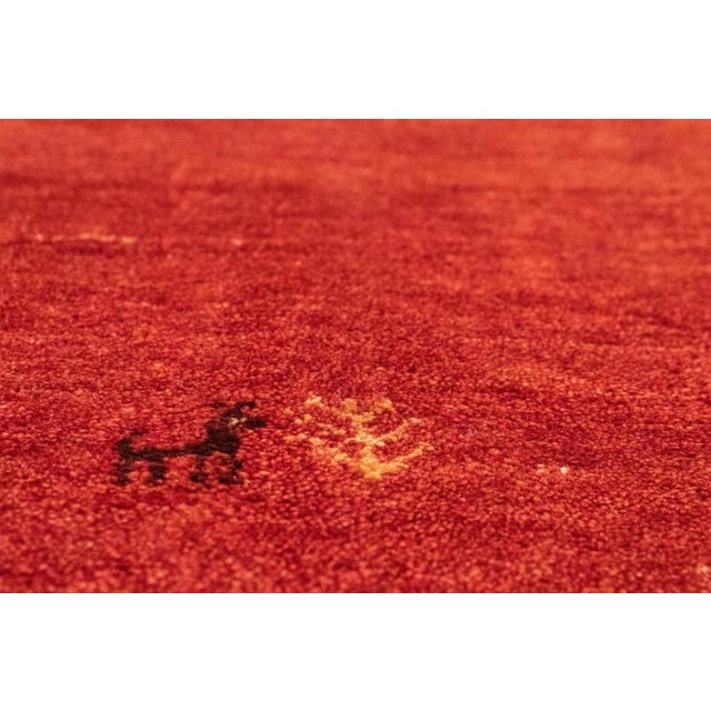 Textile Middle Eastern Rug in Wool For Sale - Image 7 of 11