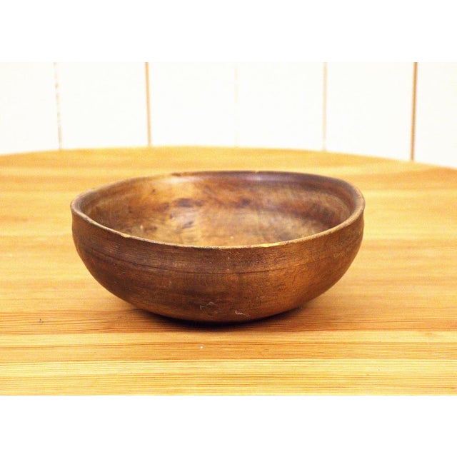 Swedish Handcarved Birchwood Bowl For Sale - Image 5 of 15