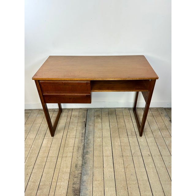 Vintage Scandinavian Teak Desk, 1960s For Sale - Image 6 of 10