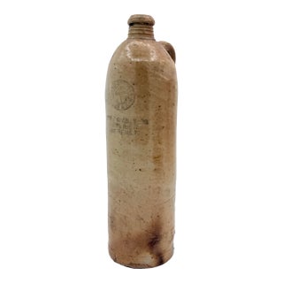 Late 19th Century German Apollinaris Stoneware Mineral Water Bottle by Georg Kreuzberg For Sale