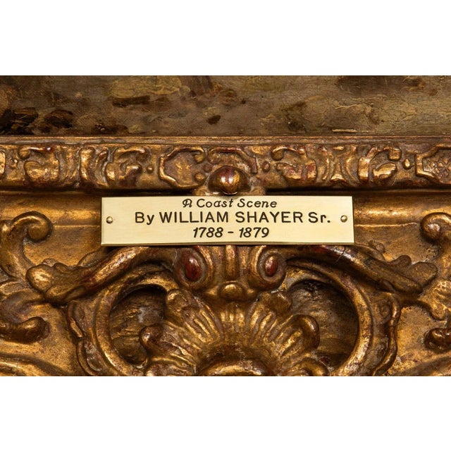 Textile English Antique Landscape Oil Painting “Start of the Day” by William Shayer Sr. For Sale - Image 7 of 12