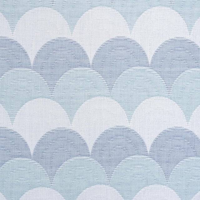 Contemporary SAMPLE - Schumacher Prairie Hills Fabric In Blues For Sale - Image 3 of 5