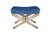 Neoclassical Vintage Italian Neoclassical X-Form Curule Bench Stool Ottoman Attributed to Baker Furniture For Sale - Image 3 of 18