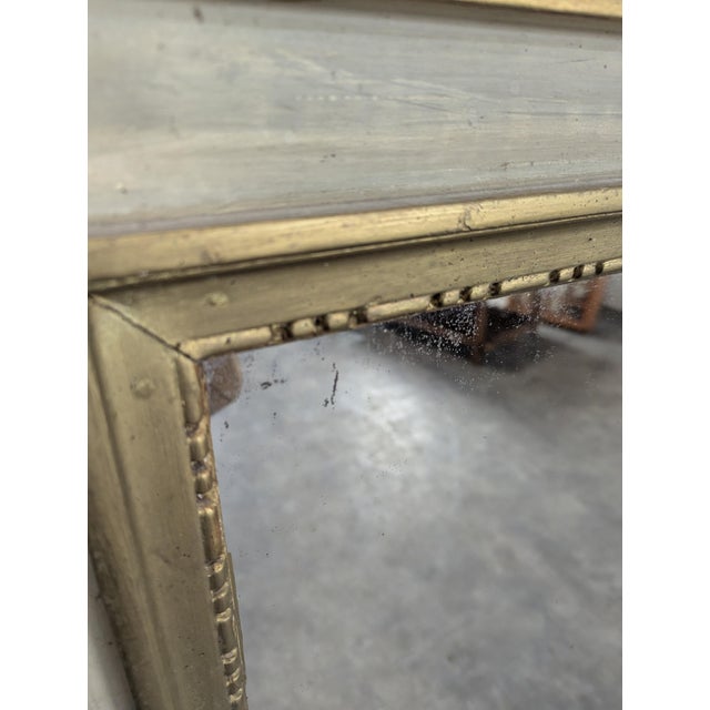 Overmantel Mirror with Scenes of Gallantry Decoration For Sale - Image 6 of 7