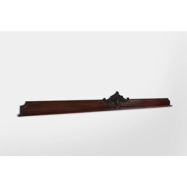 Antique Sculpted Oak Frieze or Wall Ornament, France, 1900s For Sale - Image 5 of 12