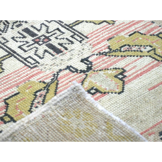 Traditional 1960s Turkish Oushak Yastic For Sale - Image 3 of 3