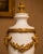 1855 French Louis XVI Marble Ormolu Clock Set - 3 PCS For Sale - Image 16 of 18