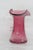 Glass Pilgrim Glass Style Cranberry Pink Ruffled Rim Small Pitcher Creamer For Sale - Image 7 of 13