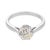 Art Deco 1930s Art Deco Gia 1.44 Carat Old Mine Cut Diamond 18k White Gold Engagement Ring, Size 7.5 For Sale - Image 3 of 8