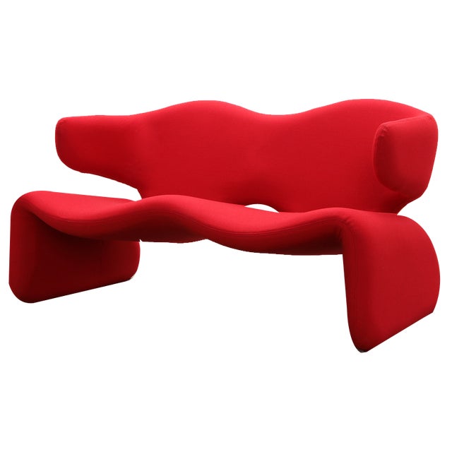 Djinn 2-Seater Sofa by Oliver Mourgue for Airborne, 1960s For Sale