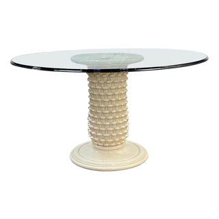 Hollywood Regency Sculptural Palm Dining or Centre Table, 1970s For Sale