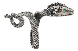 Sterling Silver Rebirth Snake Ring, Size 5
