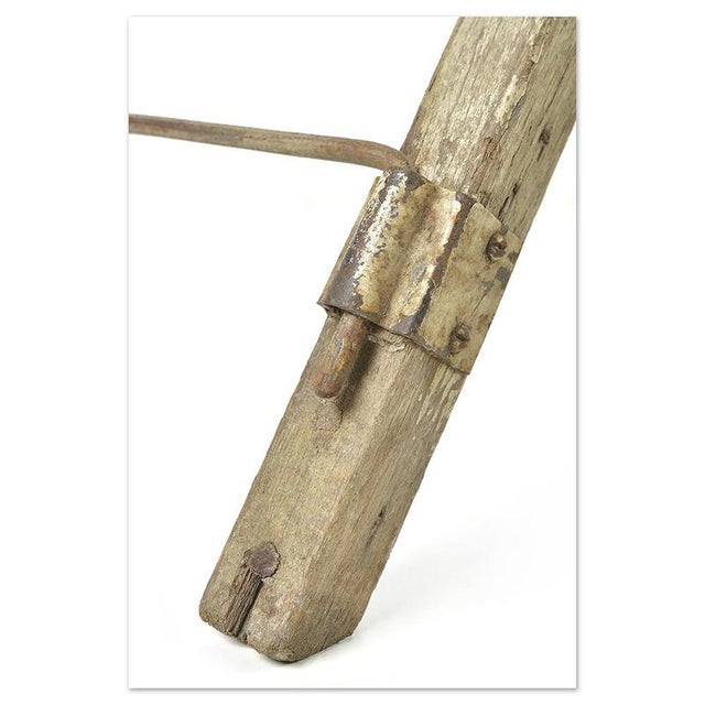 Metal Patinated Iron Outdoor Swing For Sale - Image 7 of 8