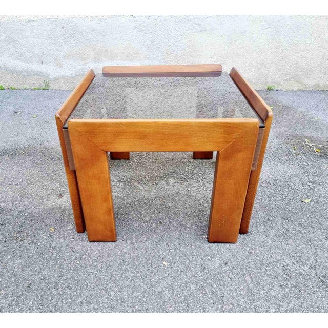 Italian Coffee Table by Afra and Tobia Scarpa, Italy, 1960s For Sale - Image 15 of 16