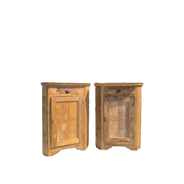 Corner Cabinets, 1980s, Set of 2 For Sale - Image 6 of 6
