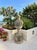 Dove Gray Classic Cast Stone Spiral Urn Finial For Sale - Image 8 of 12