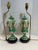Dresden Porcelain Antique Dresden Hand-Painted Lamps, a Pair For Sale - Image 4 of 12