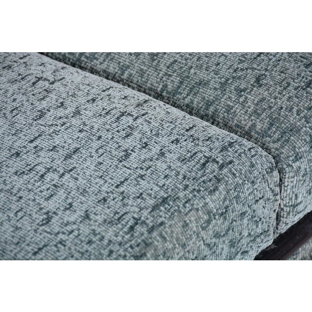 Bauhaus Brown & Blue Sofa, Czechia, 1930s For Sale - Image 12 of 18