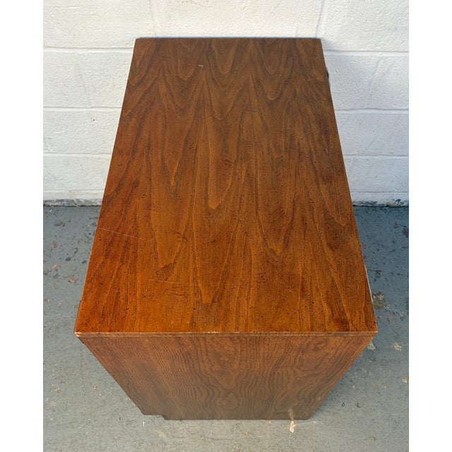 Mid 20th Century Vintage Three-Drawer "Campaigner" Dresser by Dixie Furniture For Sale - Image 5 of 18