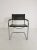 Brown Bauhaus Grey Desk Chair by Mart Stam & Marcel Breuer for Fasem, 1980s For Sale - Image 8 of 11