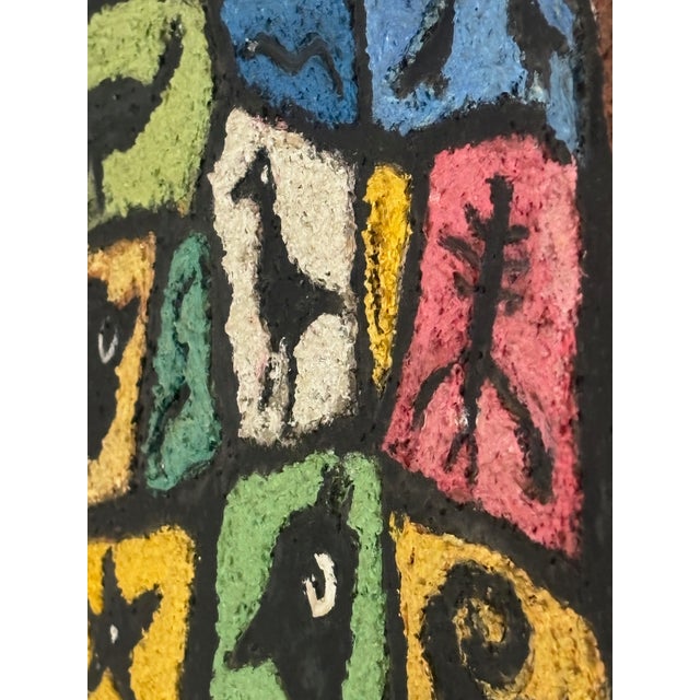 Mid-Century Modern Small Mid Century Modern Painting For Sale - Image 3 of 5