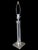 2000 - 2009 Modern Lucite Column Table Lamp For Sale - Image 5 of 10