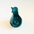 Mid 20th Century Mid Century Bitossi Rimini Style Blue Art Pottery Bird Candle Holder For Sale - Image 5 of 10