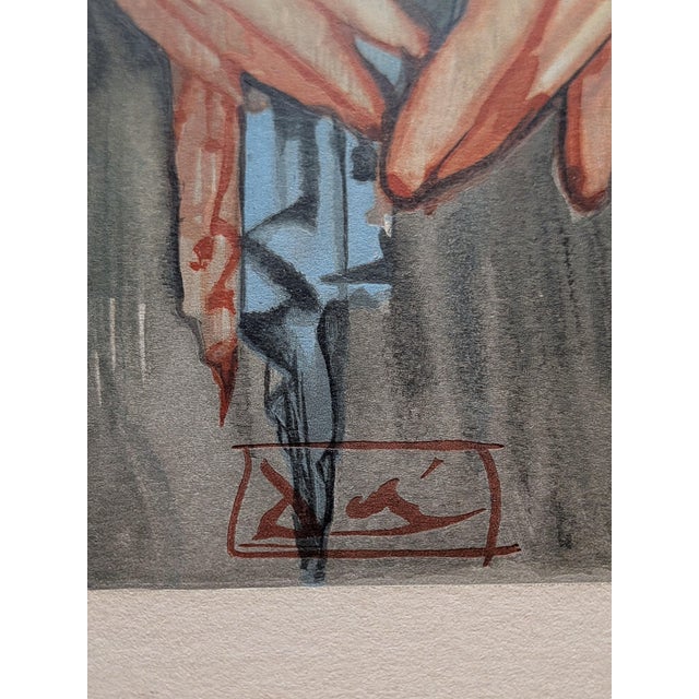 1960s Salvador Dali, Hands of Antaeus, 1963, Woodblock Print For Sale - Image 5 of 8