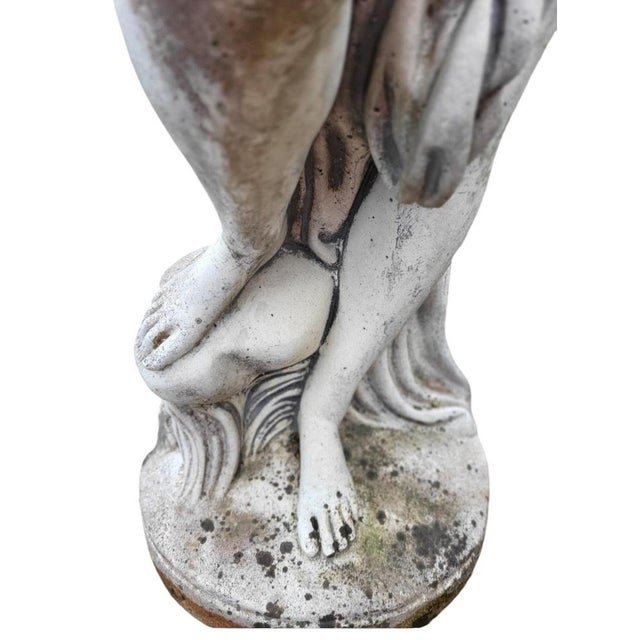 Elevate your space with this magnificent sculpture of Venus Bathing, expertly crafted from reconstituted stone. This grand...