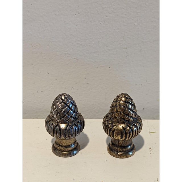 1970s Pine Cone End Cap Finial With Adjustments Finials a Pair Chairish