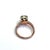 Bochic “Capri” Vintage Lemon Topaz & Diamond Ring in 18K Gold & Silver Center Stone: Natural Lemon Topaz 2.50 carats...