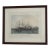 English the Royal Navy Ships Vintage Colored Engraving For Sale