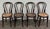 This is a beautiful set of four antique Thonet style bentwood dining chairs with hand-caned seats, dating to the early...