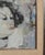 Wood 20th Century French Abstract Impressionist Portrait of a Lady Signed Illegibly For Sale - Image 7 of 12