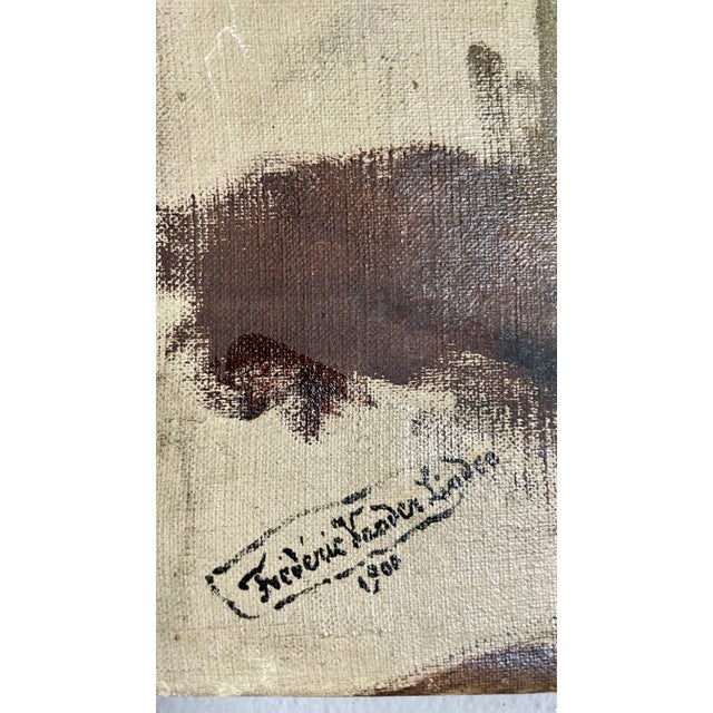 Frederic Van Der Linden, 1890s, Oil on Canvas For Sale - Image 4 of 6