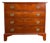 Antique Early 1800s New England Neoclassical Chest Made From Cherry and Mahogany For Sale