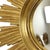 Glass Deknudt Sunburst Sun Mirror in Gilded Wood, 1960s For Sale - Image 7 of 18