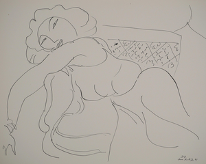 Henri Matisse, Femme au repos, Lithograph