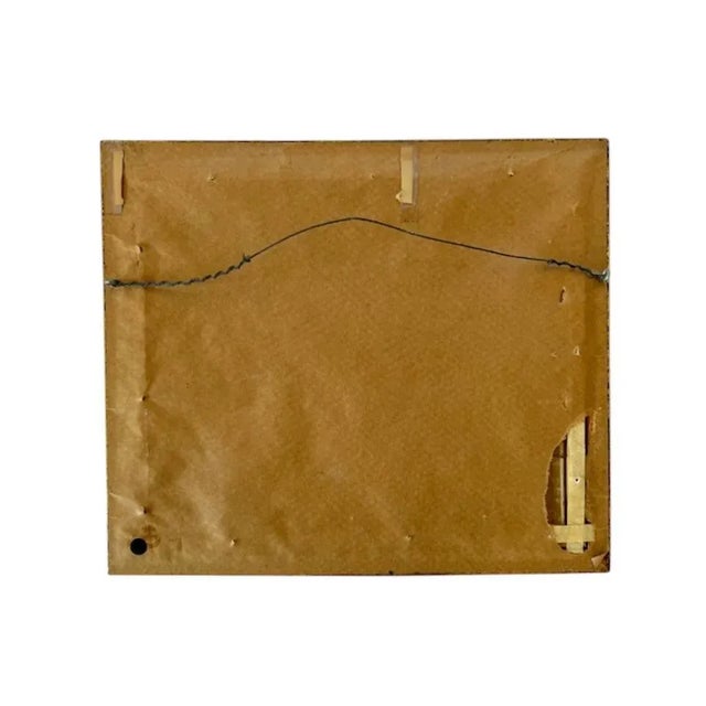 Mid 20th Century Original Framed Oil on Board Cape Cod Autumnal / Autumn/ Fall Landscape, Listed Artist Mildred C. Jones For Sale - Image 5 of 5