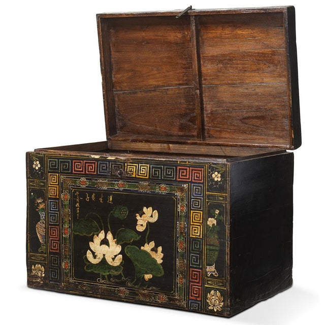 Black Painted Shanxi Chest For Sale - Image 3 of 7