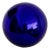 Large Deep Blue Mercury Ball with Chain For Sale